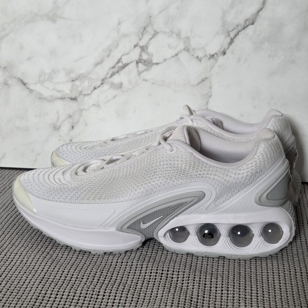 Nike Air Max Dn Mens Sneaker Shoes White Metallic Silver 10.5 - Picture 5 of 9